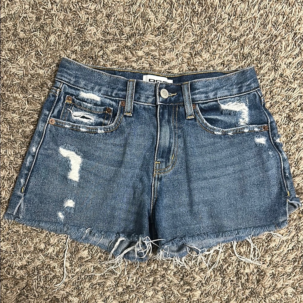 Denim Distressed Women Shorts